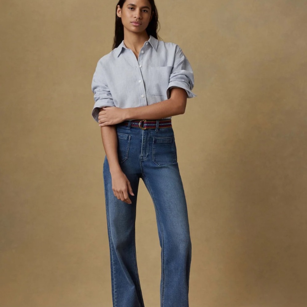 Faherty Stretch Terry Patch Pocket Pant - Riverton